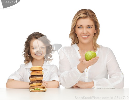 Image of mother and daughter