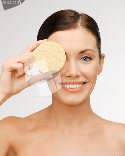 Image of woman with sponge