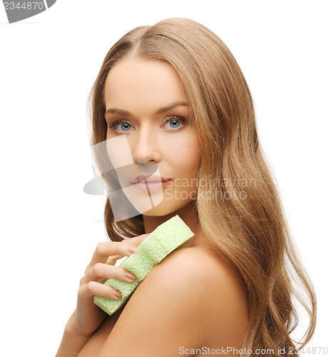 Image of woman with sponge