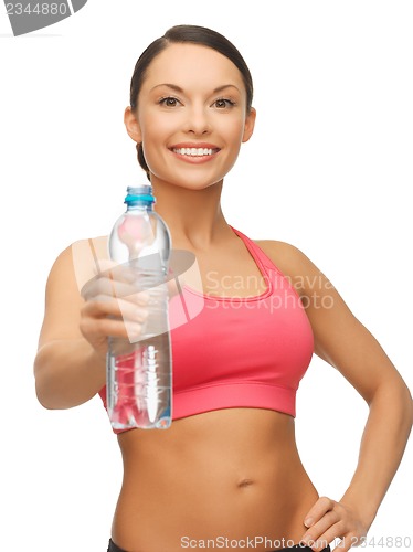Image of woman with bottle of water