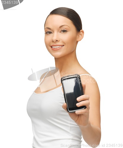 Image of woman with smartphone