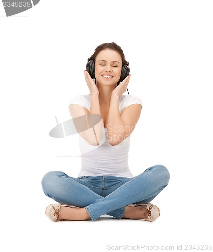 Image of woman with headphones