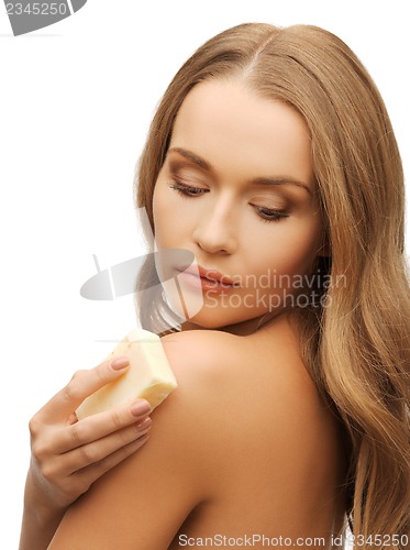 Image of woman with soap