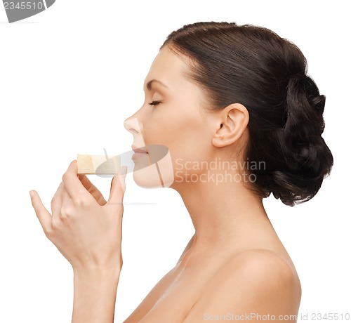 Image of woman with soap