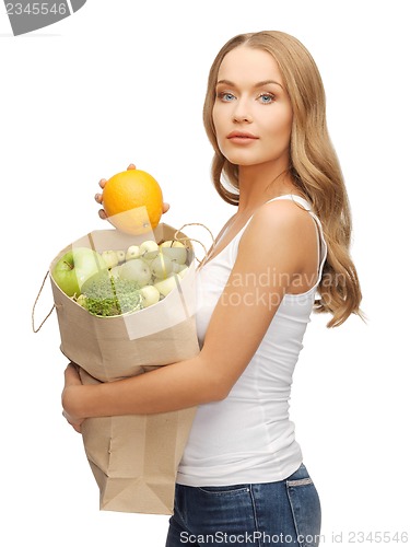 Image of woman with bag