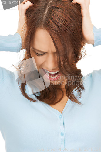 Image of mad woman