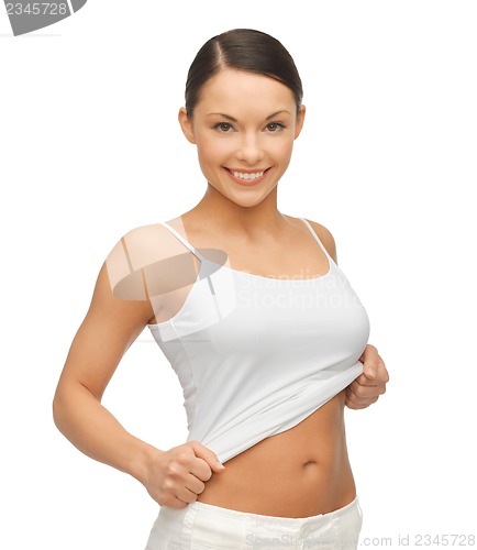 Image of woman showing her belly