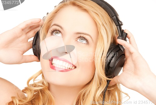 Image of woman with headphones