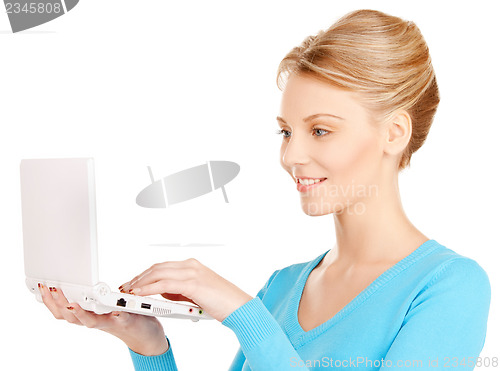 Image of woman with laptop computer