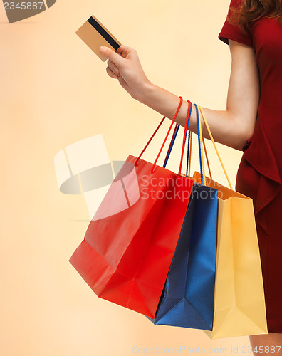 Image of picture of woman with shopping bags