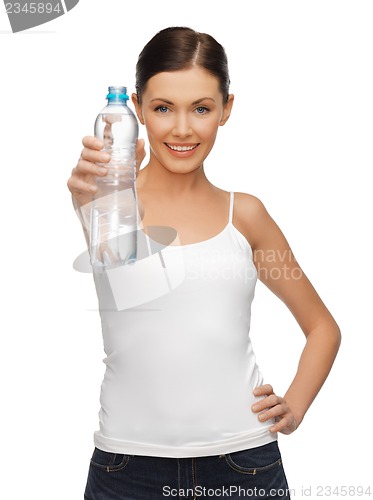 Image of woman with bottle of water