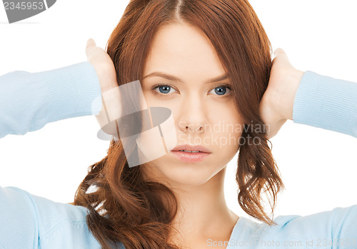 Image of unhappy woman