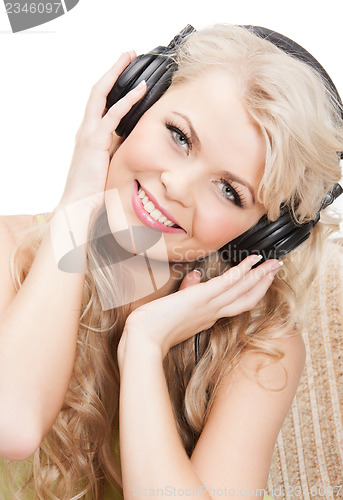 Image of woman with headphones