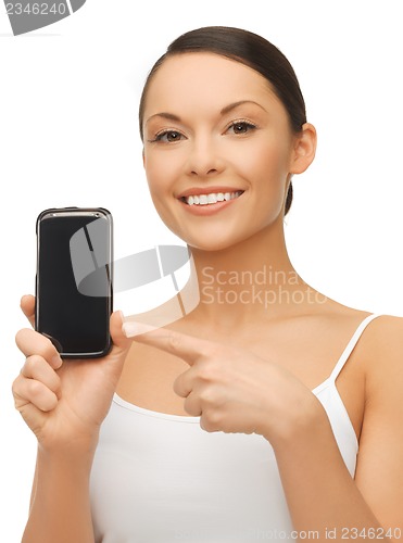 Image of woman with smartphone