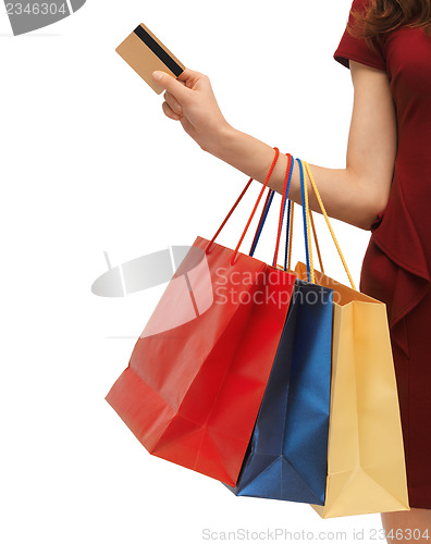 Image of picture of woman with shopping bags