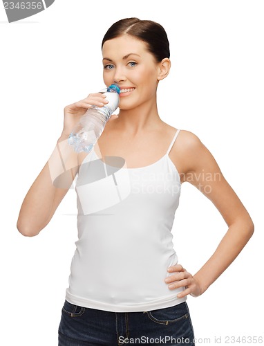 Image of woman with bottle of water