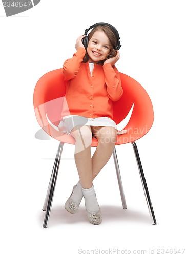 Image of girl with headphones