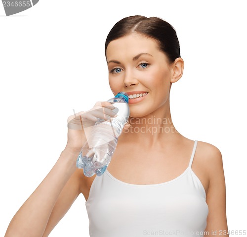 Image of woman with bottle of water