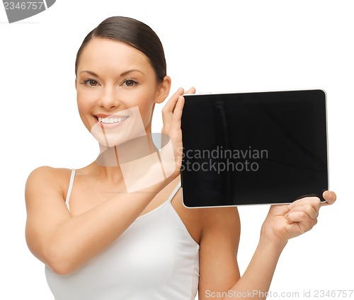 Image of woman with tablet pc