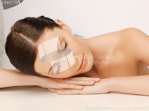 Image of sleeping woman