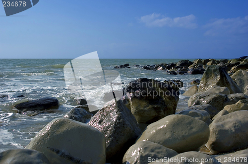 Image of Rough Seashore Rocks