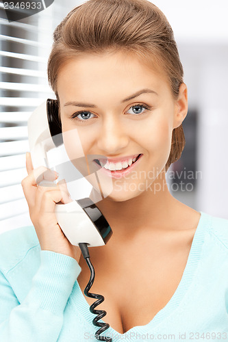 Image of businesswoman with phone