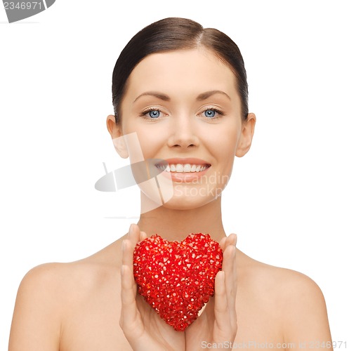 Image of woman with heart