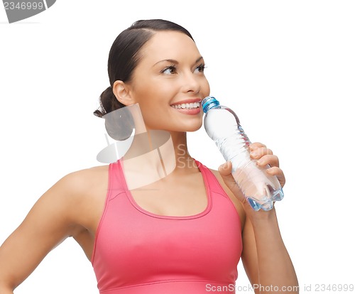 Image of woman with bottle of water