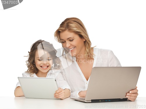 Image of mother and daughter