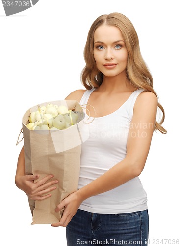 Image of woman with bag