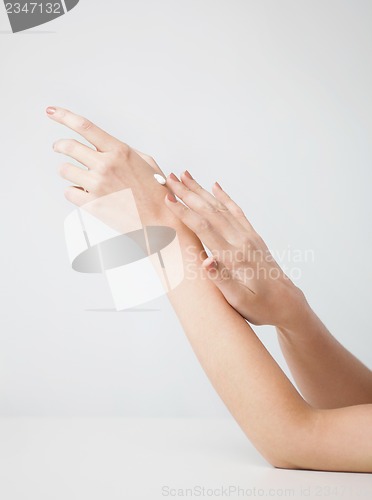 Image of female soft skin hands