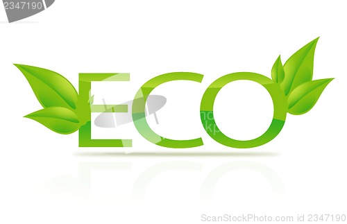 Image of illustration of eco sign