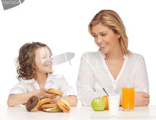 Image of mother and daughter