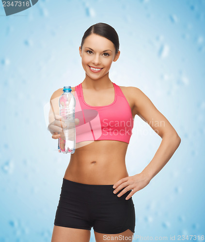 Image of woman with bottle of water