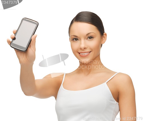Image of woman with smartphone