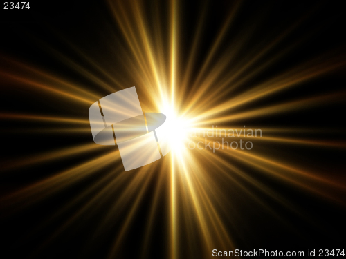 Image of Rays of Golden Light