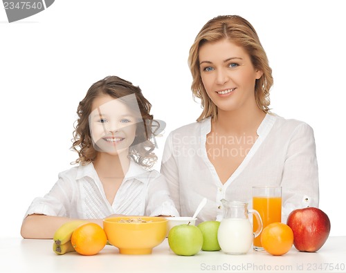 Image of mother and daughter