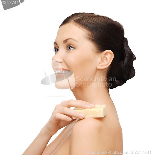Image of woman with soap