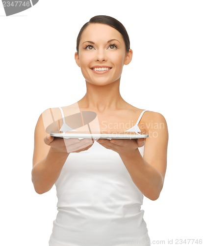 Image of woman with tablet pc