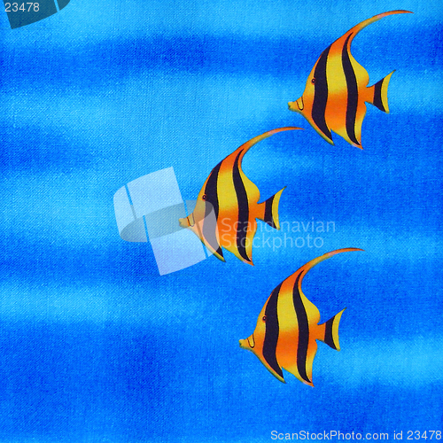 Image of Three fish swimming