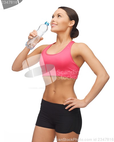 Image of woman with bottle of water