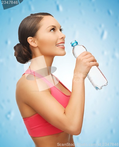 Image of woman with bottle of water