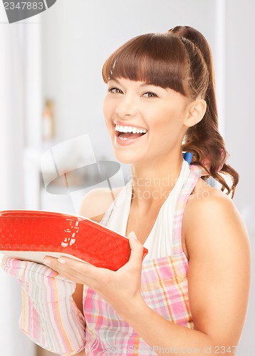 Image of cooking housewife