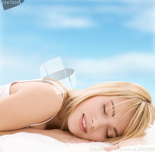 Image of sleeping girl