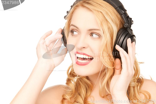 Image of woman with headphones