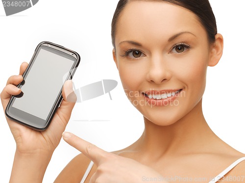 Image of woman with smartphone