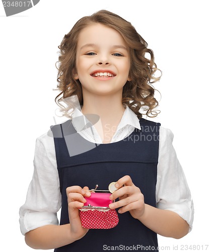 Image of girl with coin purse