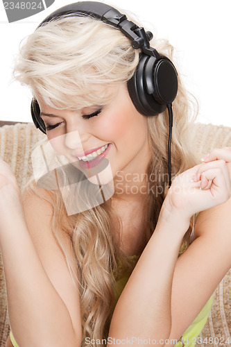 Image of woman with headphones