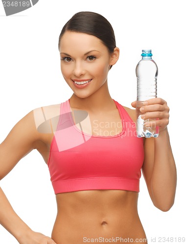 Image of woman with bottle of water