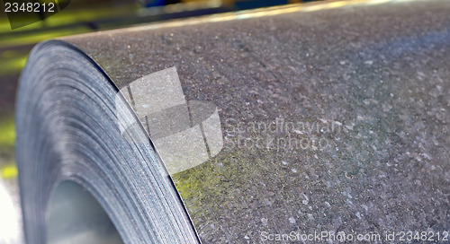 Image of roll of steel sheet